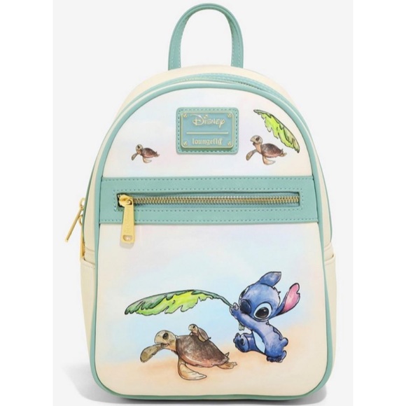 Loungefly Handbags - 🐢Loungefly Disney Lilo & Stitch Turtles Mini Backpack🐢